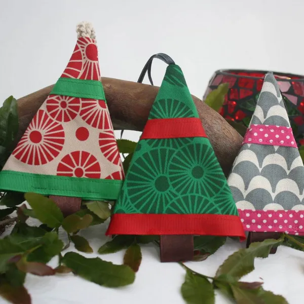 Fabric Christmas Ornaments