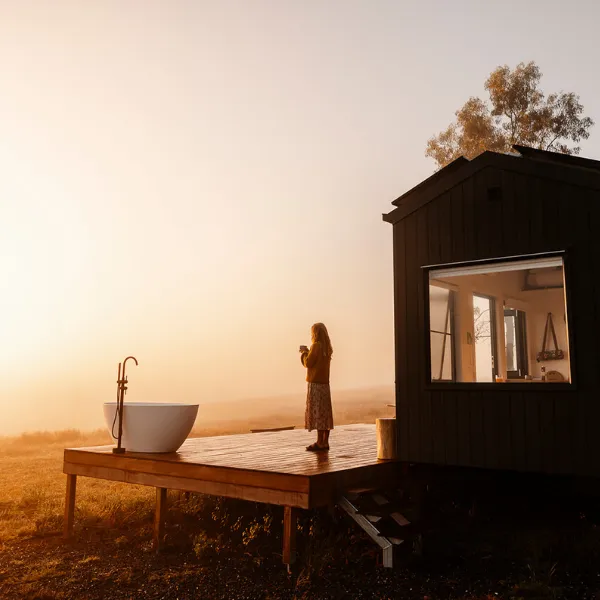 Tiny houses - escape distance from the city.