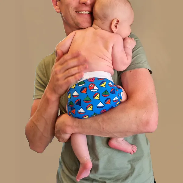 Hybrid Nappy Pants with Compostable or Cloth Inserts